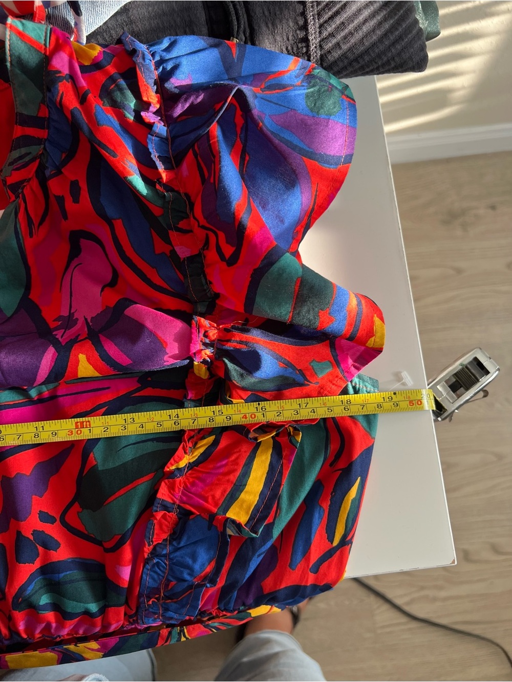 Sugarlips Multi-Color Floral Ruffle Mini Dress - Picture 9 of 9